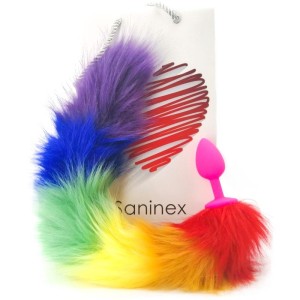 Saninex Sensation Plug With Rainbow Tail