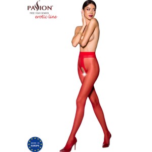 Passion Tiopen 007 Red Tights 3/4 20 Den