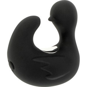 Black&silver Duckymania Rechargeable Silicone Stimulating Duck Thimble
