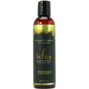 Intimate Earth Lemongrass & Coconut Oil Massage 120ml