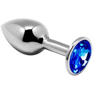 Alive Anal Pleasure Mini Plug Metal Blue Size L