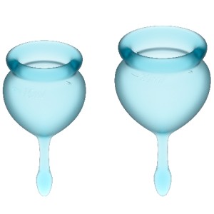 Satisfyer Feel Good Menstrual Cup Light Blue  15+20ml