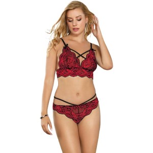 Subblime Set Two Pieces Set Lace Top And Panties L/xl