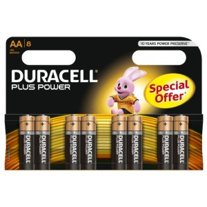 Duracell Plus Power Battery Aa Lr6  8units