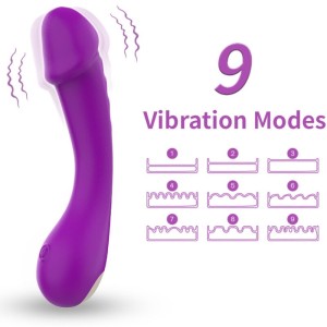 Armony Dildo Vibrator G-spot Silicone Purple