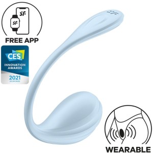 Satisfyer Smooth Petal G-point Stimulator Sky Blue Free App