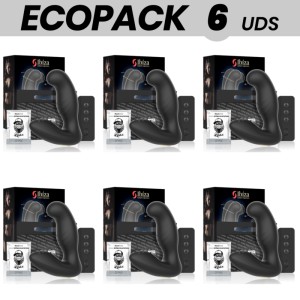 Ecopack 6 Units Ibiza Anal Massager Remote Control 10 X 3.5 Cm