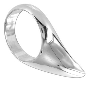 Metal Hard Cock Teardrop 50mm