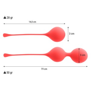 Intense Kegel Balls Pack Kendall Red