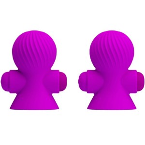 Pretty Love Nipple Stimulators 12m Lilac Vibration