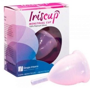Iriscup Large Pink Month Cup + Free Sterilizer Bag
