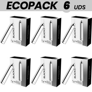 Ecopack 6 Units Black&silver Kailan 2 Silver Vibrating Magnetic Bullet