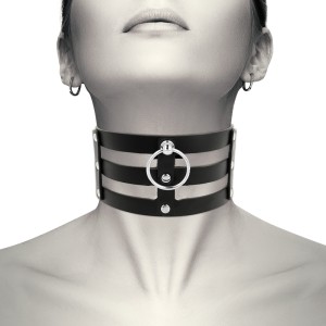 Coquette Chic Desire Fetish Style Vegan Leather Choker