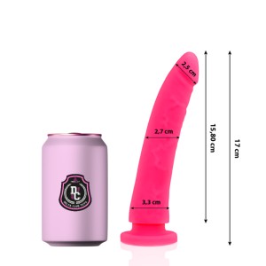 Delta Club Toys Pink Dildo Medical Silicone 17 Cm -o- 3 Cm