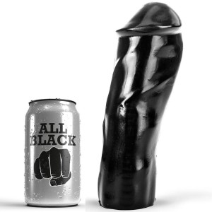 All Black Dildo Realistic 20 Cm