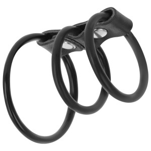 Darkness Set Of 3 Flexible Penis Rings
