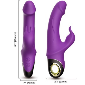 Armony Meteror Dildo Vibrator Rabbit Rotator Purple