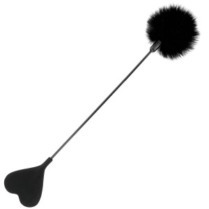 Darkness Black Love Feather Whip 40 Cm