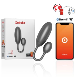 Oninder Denver Vibrating Egg Black 7 X 2.7 Cm Free App