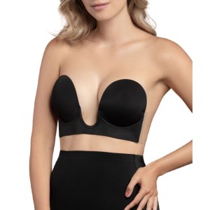 Bye-bra Bra Without Handles Shape U Black Cup B