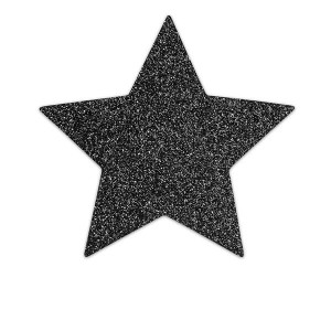 Bijoux Indiscrets Flash Black Star Nipple Caps