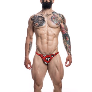 Cut4men Brazilian Brief Hearts Xl