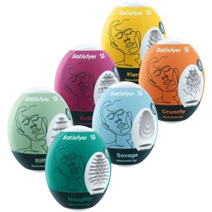 Satisfyer Masturbator Eggs 6 Units Set