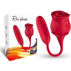 Armony Roseknigth Licking Vibrating Clit & Vibrator Red