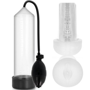 Pump Addicted Rx3 Transparent With Pleasure Sleeve