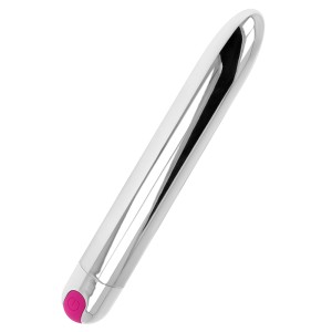Ohmama Rechargeable Silver Vibrator 10 Modes 18.5 Cm