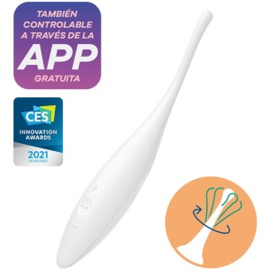 Satisfyer Twirling Joy Clit Tip Vibrator White