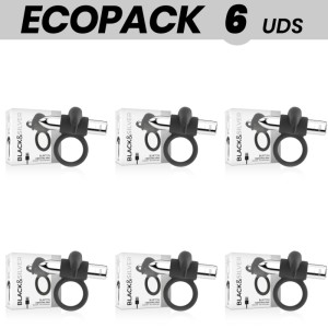Ecopack 6 Units Black&silver Burton Ring 10 Vibration Modes