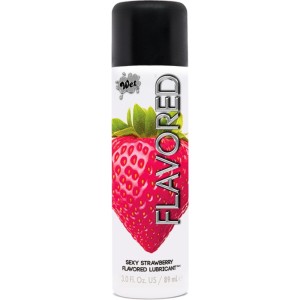 Wet Flavored Lube Strawberry 89 Ml