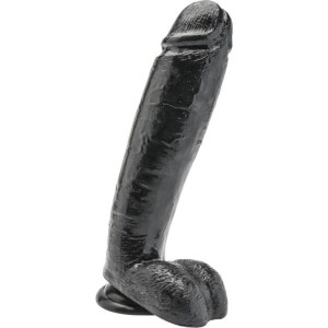Get Real Dildo 25,5 Cm With Balls Black
