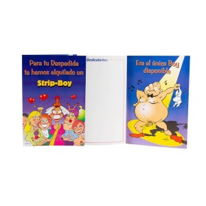 Femarvi Strip Boy Goodbye Card /es