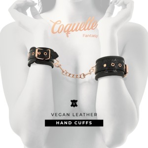 Coquette Chic Desire Black Edition Premium Handcuffs With Neoprene Lining