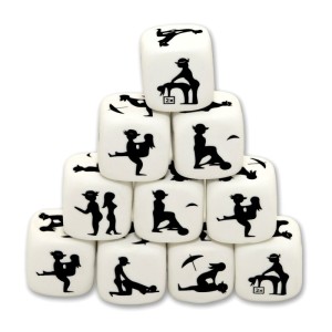 Spicy Devil White Posing Dice