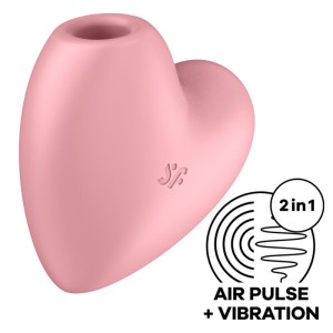 Satisfyer Cutie Heart Air Pulse Stimulator & Vibrator Pink
