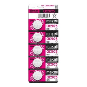 Maxell Battery Litio Cr2025 3v 5uds