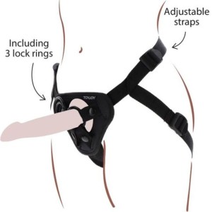 Get Real Strap-on Harness Black