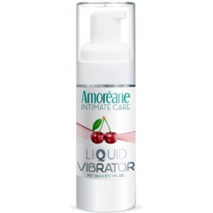 Amoreane Vibrating Liquid Cherry 30 Ml