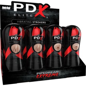 Pdx Elite Stroker Set 12 Units: 6x Vagina, 3x Ano, 3x Mouth