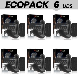 Ecopack 6 Units Ibiza Anal Massager Remote Control 11 X 4 Cm