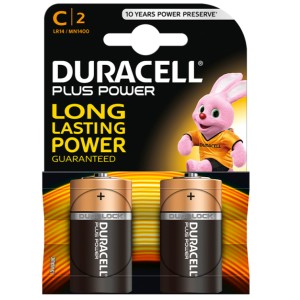 Duracell Plus Power Battery C Lr14 2 Units