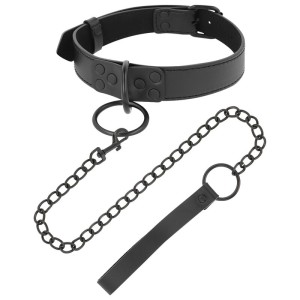 Darkness Black Necklace With Chain