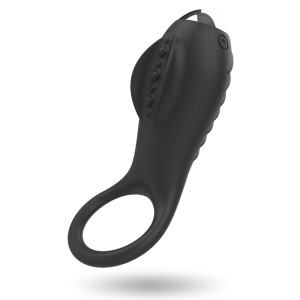 Brilly Glam Alan Cock Ring Luxe Black