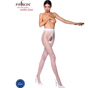 Passion Tiopen 007 White Tights 3/4 20 Den