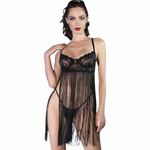 Chilirose Cr 4496 Babydoll Black L/xl