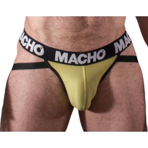 Macho Mx25a Jock Lycra Yellow Xl