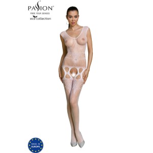 Passion Eco Collection Bodystocking Eco Bs014 White